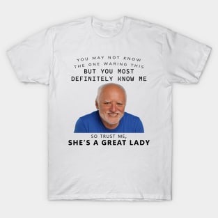 Hide The Pain Harold Making You Friends (Female) T-Shirt